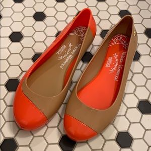 NEW Vivienne Westwood Anglomania + Melissa Flats